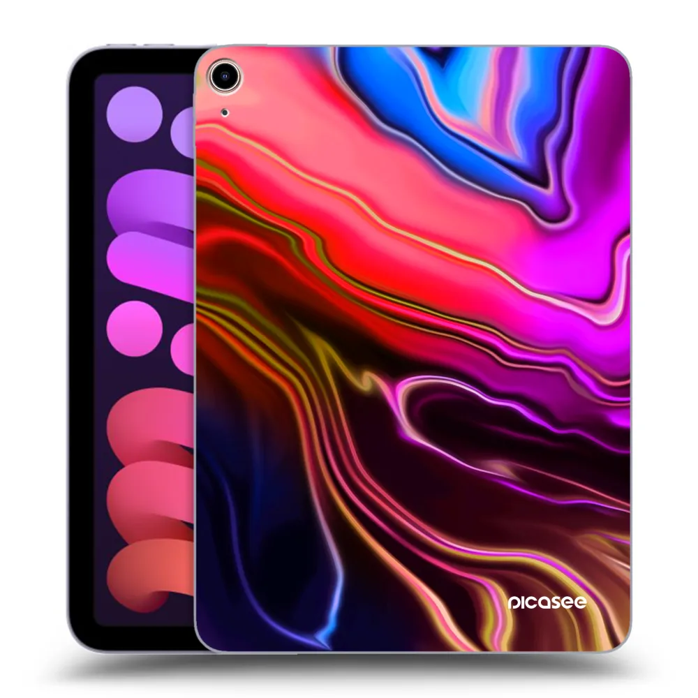 Picasee transparente Silikonhülle für Apple iPad mini 2021 (6. gen) - Electric