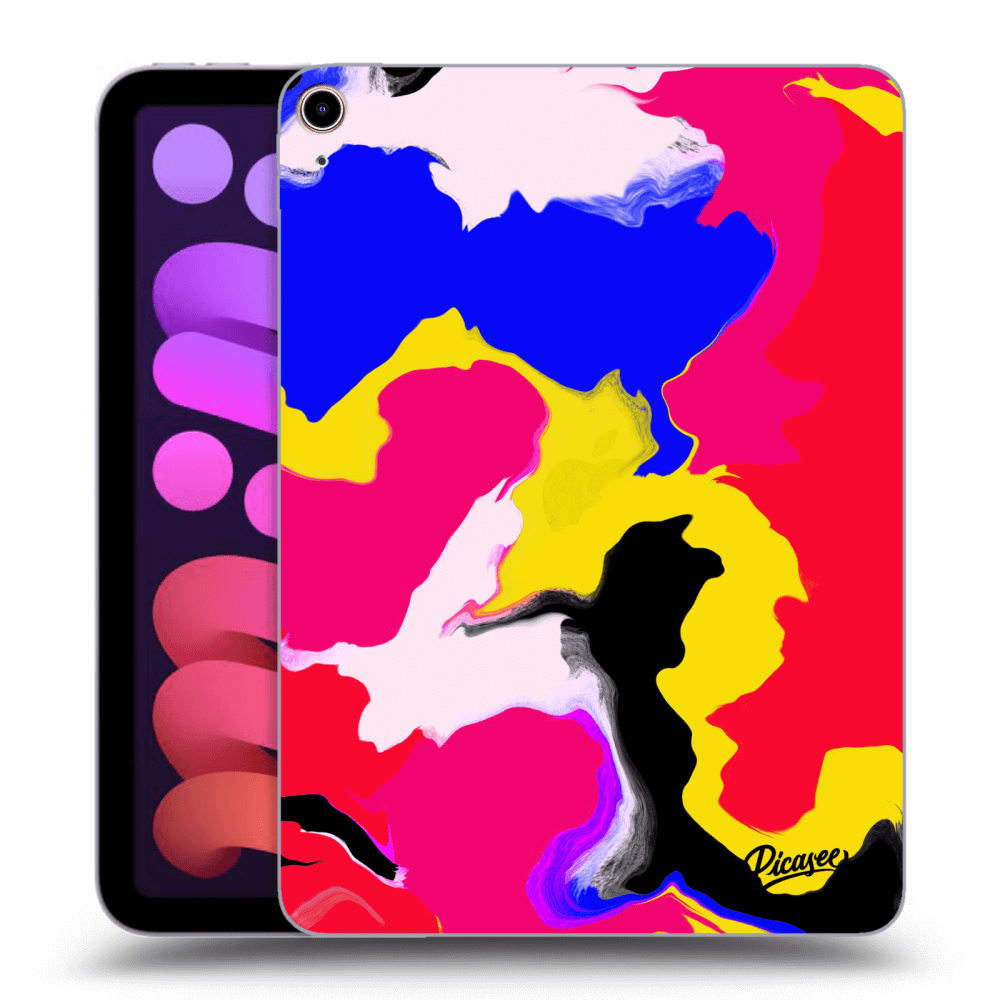 Picasee transparente Silikonhülle für Apple iPad mini 2021 (6. gen) - Watercolor