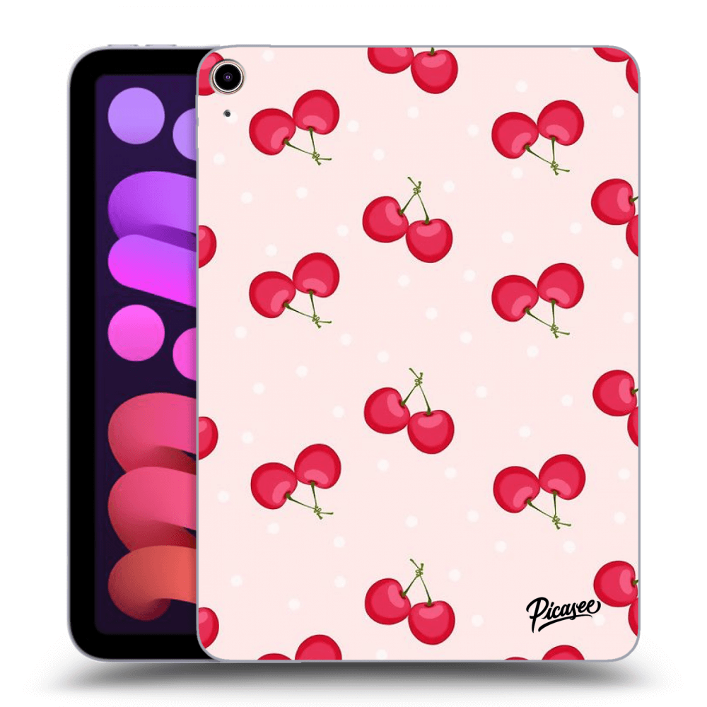 Picasee transparente Silikonhülle für Apple iPad mini 2021 (6. gen) - Cherries