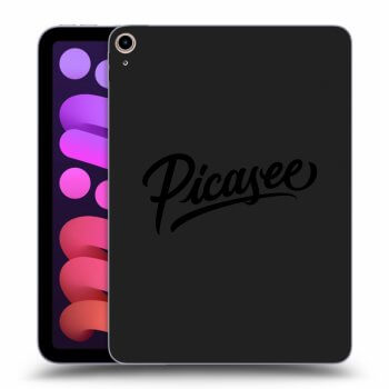 Picasee Schwarze Silikonhülle für Apple iPad mini 2021 (6. gen) - Picasee - old logo - black