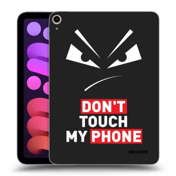 Picasee Schwarze Silikonhülle für Apple iPad mini 2021 (6. gen) - Evil Eye - Transparent