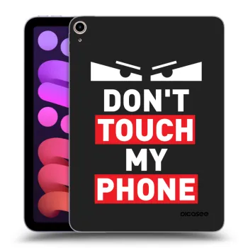 Picasee Schwarze Silikonhülle für Apple iPad mini 2021 (6. gen) - Shadow Eye - Transparent