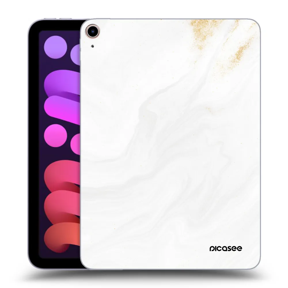Picasee transparente Silikonhülle für Apple iPad mini 2021 (6. gen) - White