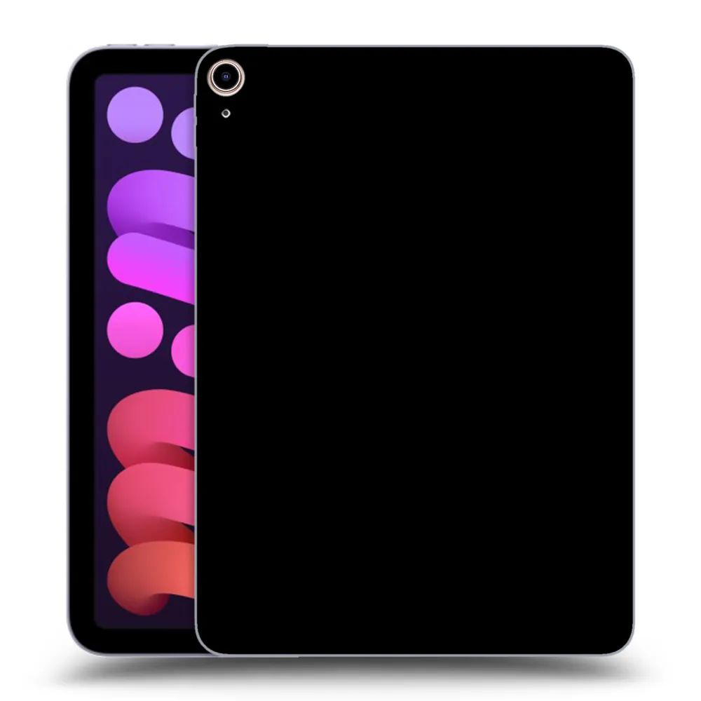 Picasee Schwarze Silikonhülle für Apple iPad mini 2021 (6. gen) - Picasee - new logo - black