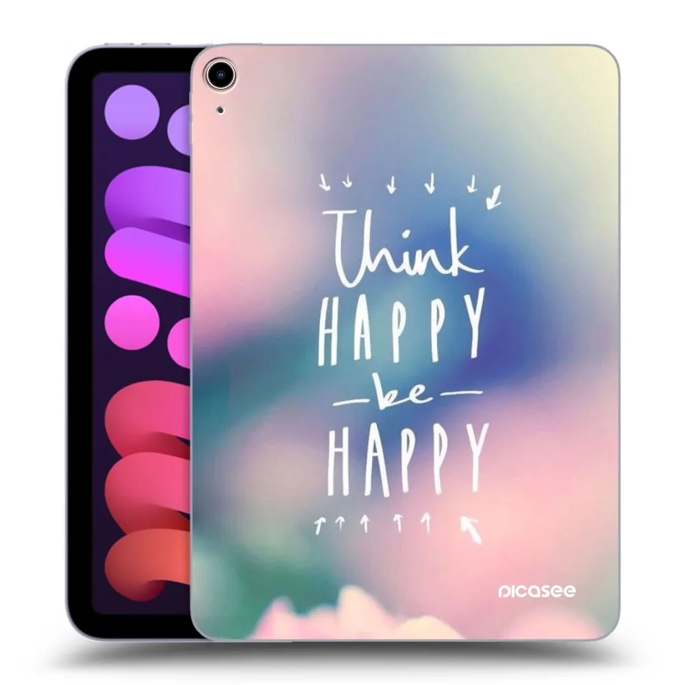 Picasee transparente Silikonhülle für Apple iPad mini 2021 (6. gen) - Denke positiv!