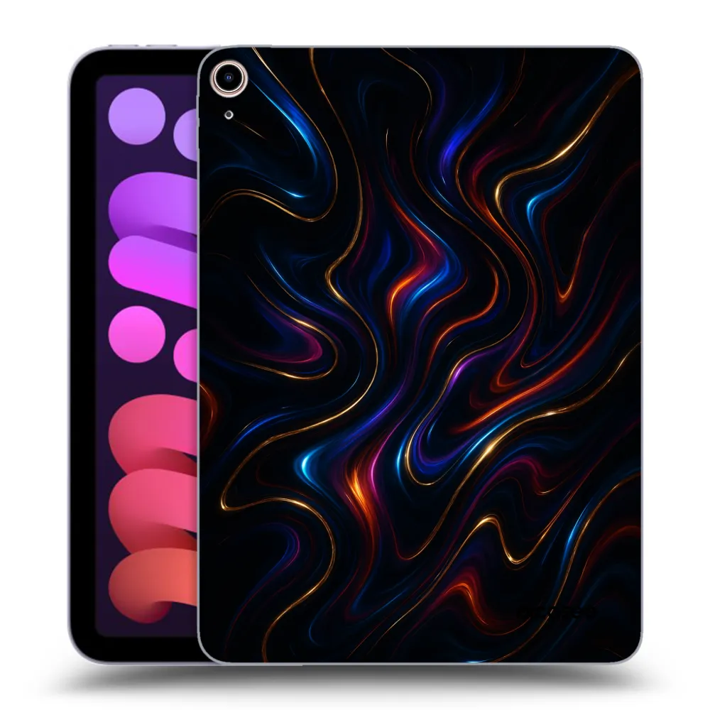 Picasee transparente Silikonhülle für Apple iPad mini 2021 (6. gen) - Noir