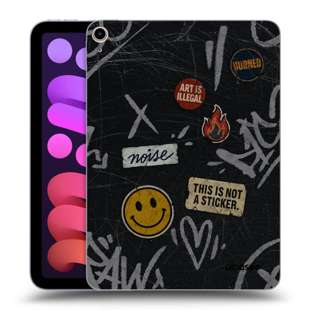Picasee transparente Silikonhülle für Apple iPad mini 2021 (6. gen) - STICKERS x TAGS