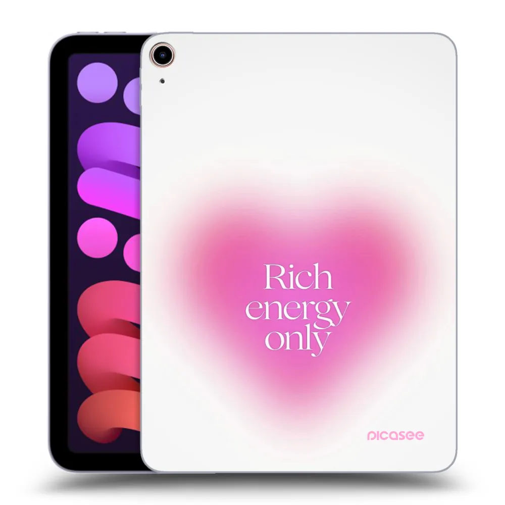 Picasee transparente Silikonhülle für Apple iPad mini 2021 (6. gen) - Rich Energy