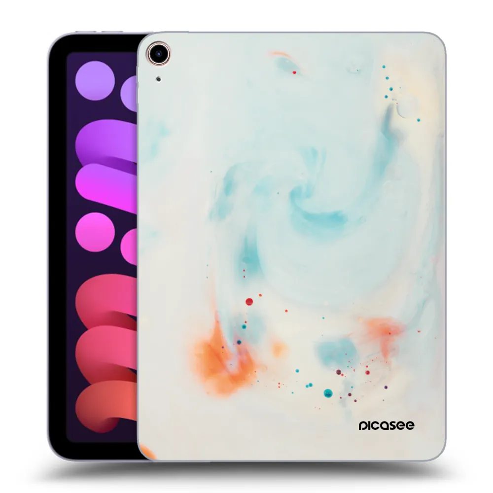 Picasee transparente Silikonhülle für Apple iPad mini 2021 (6. gen) - Splash