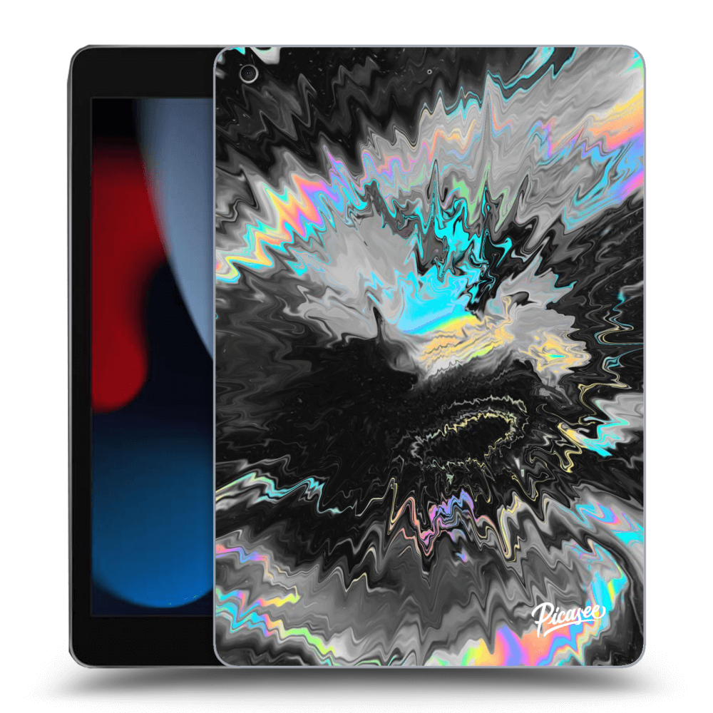 Picasee transparente Silikonhülle für Apple iPad 10.2" 2021 (9. gen) - Magnetic