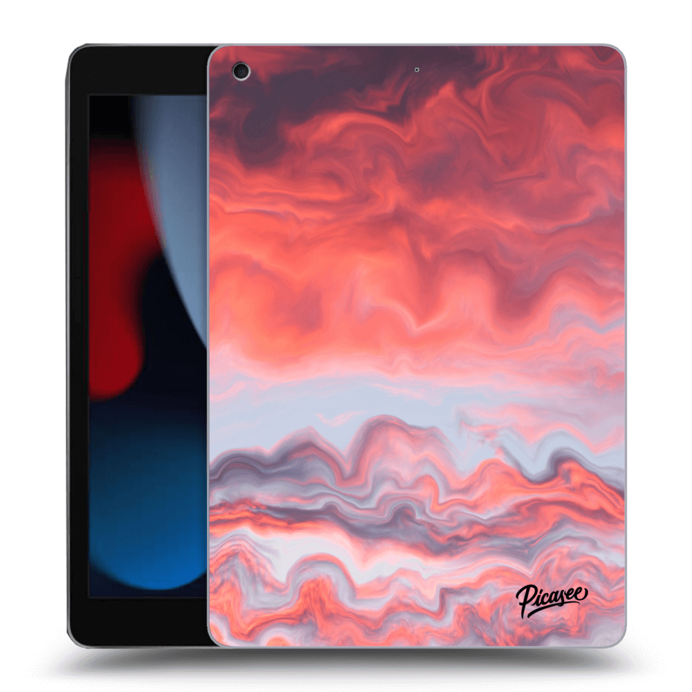Picasee transparente Silikonhülle für Apple iPad 10.2" 2021 (9. gen) - Sunset