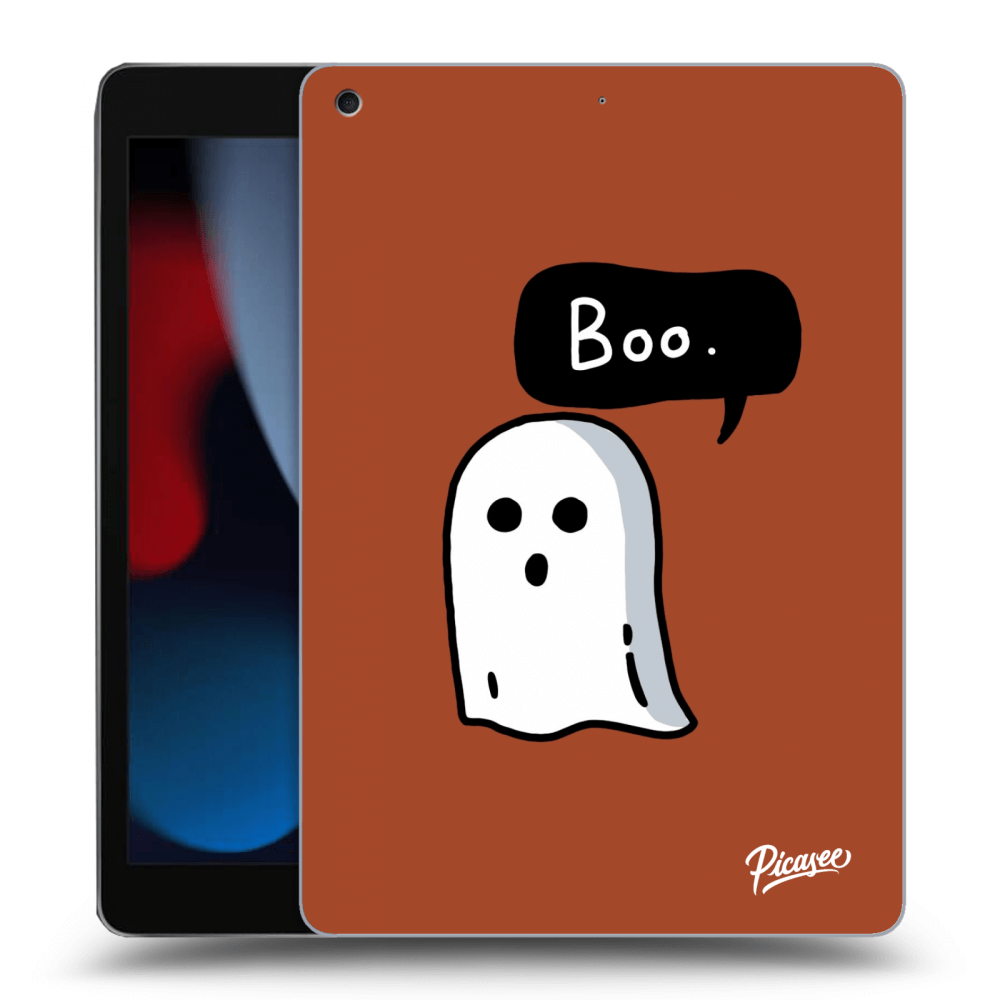 Picasee Schwarze Silikonhülle für Apple iPad 10.2" 2021 (9. gen) - Boo