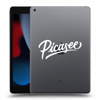Picasee transparente Silikonhülle für Apple iPad 10.2" 2021 (9. gen) - Picasee - White