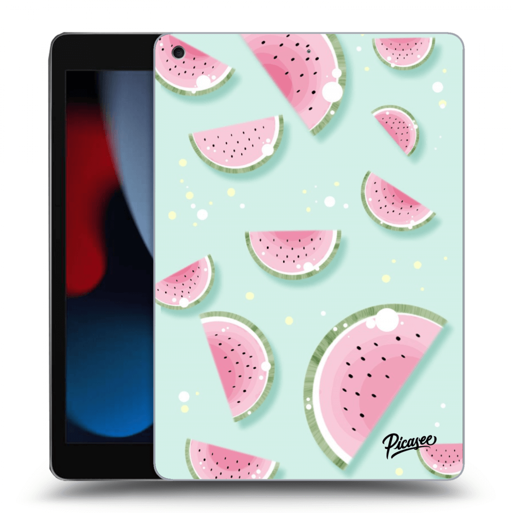 Picasee transparente Silikonhülle für Apple iPad 10.2" 2021 (9. gen) - Watermelon 2