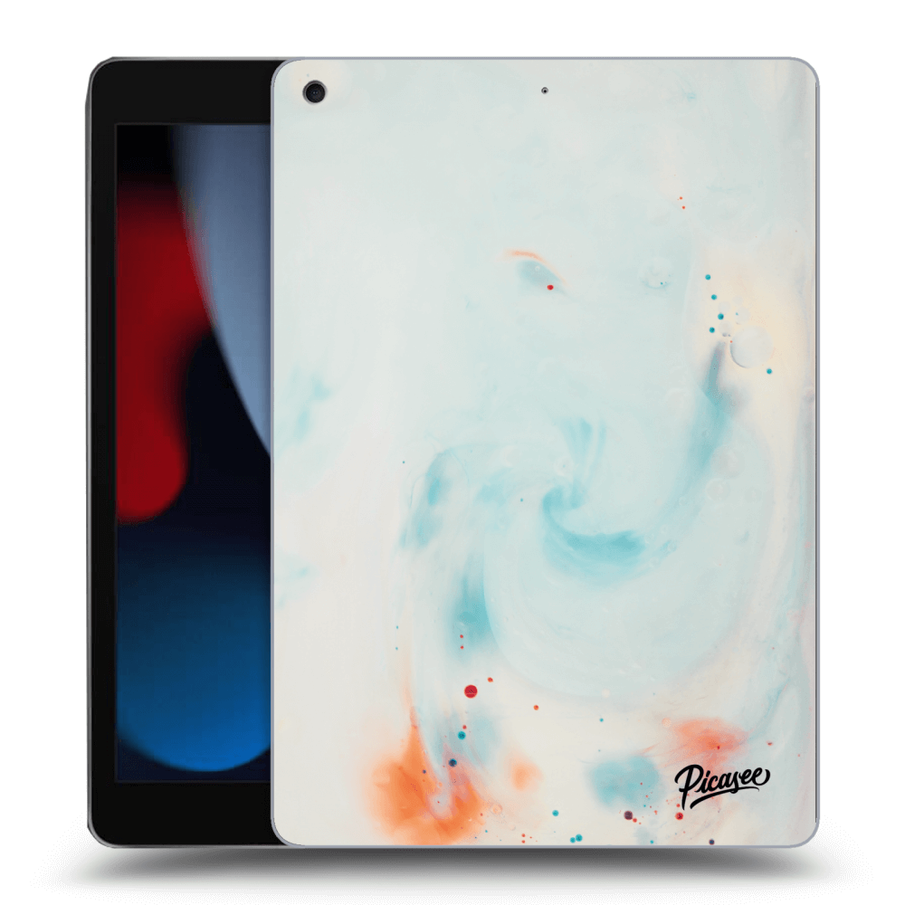 Picasee transparente Silikonhülle für Apple iPad 10.2" 2021 (9. gen) - Splash