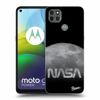 Picasee Motorola Moto G9 Power Hülle - Schwarzes Silikon - Moon Cut