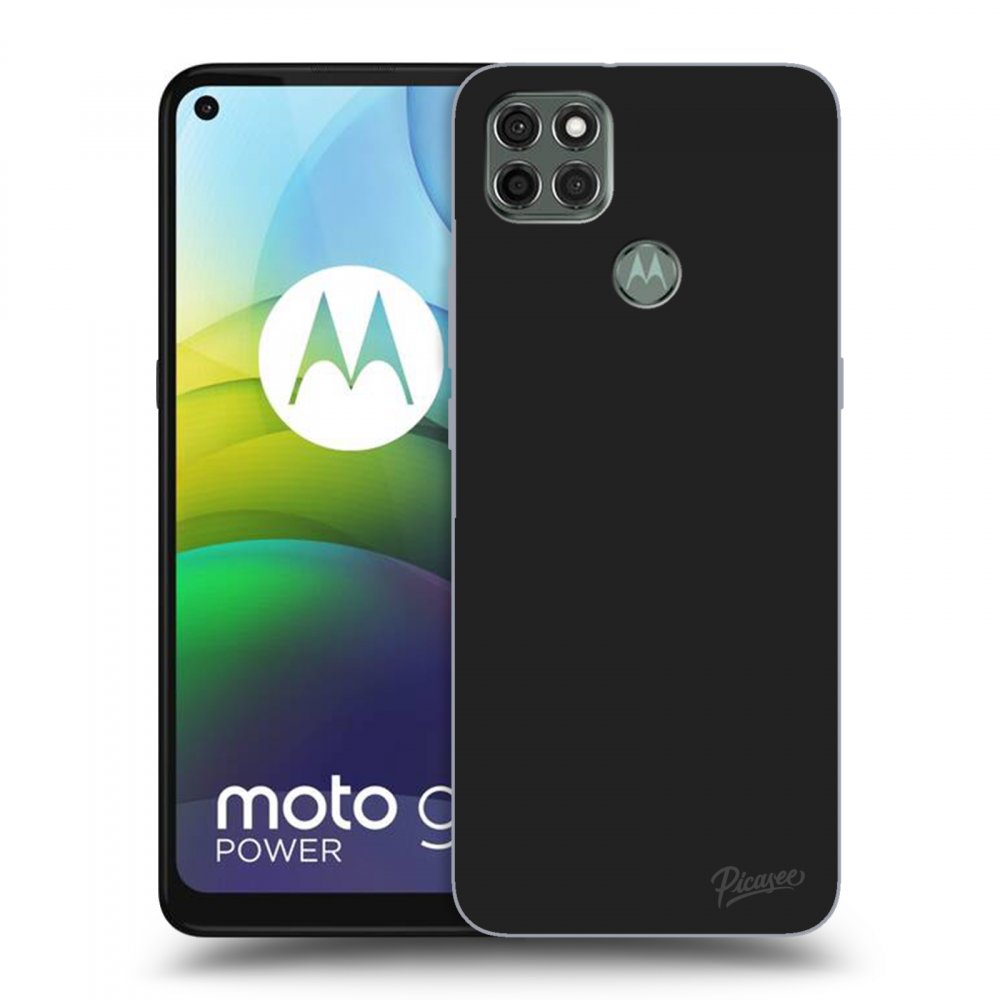 Picasee Motorola Moto G9 Power Hülle - Schwarzes Silikon - Clear