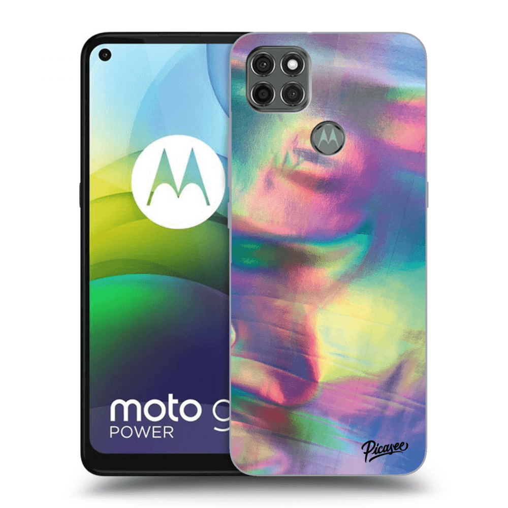 Picasee Motorola Moto G9 Power Hülle - Schwarzes Silikon - Holo