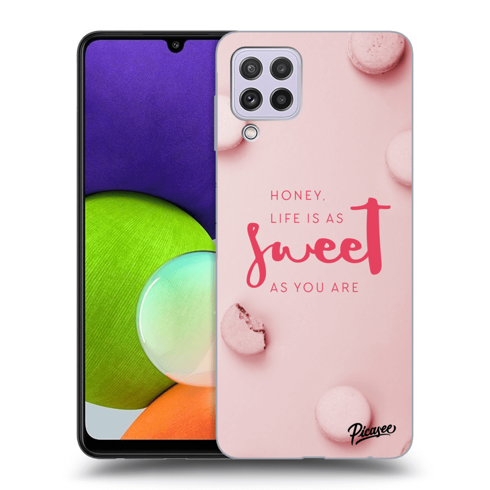 Picasee ULTIMATE CASE für Samsung Galaxy A22 A225F 4G - Life is as sweet as you are