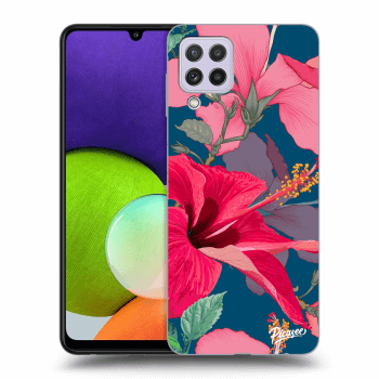 Hülle für Samsung Galaxy A22 A225F 4G - Hibiscus