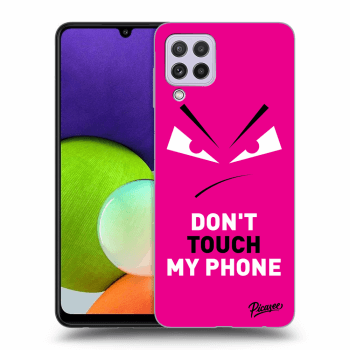 Hülle für Samsung Galaxy A22 A225F - Evil Eye - Pink