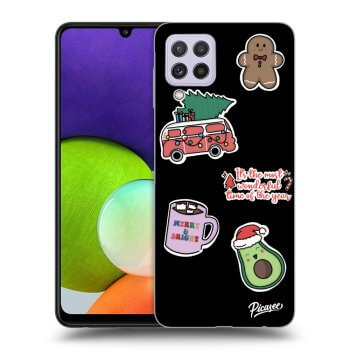 Hülle für Samsung Galaxy A22 A225F - Christmas Stickers