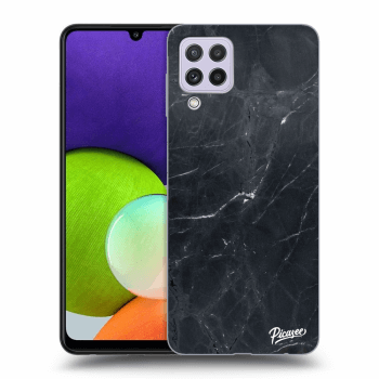 Hülle für Samsung Galaxy A22 A225F 4G - Black marble