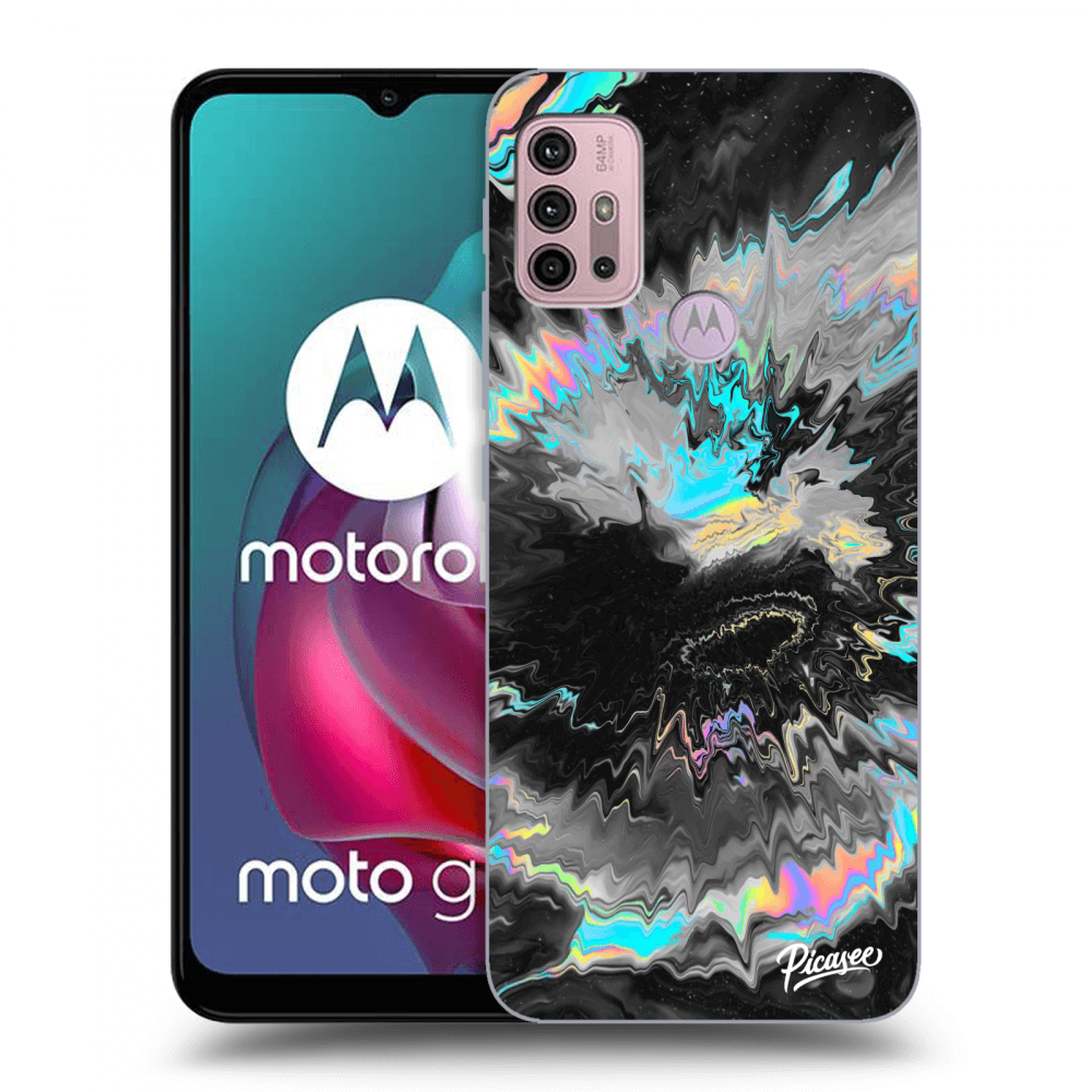 Picasee Motorola Moto G30 Hülle - Schwarzes Silikon - Magnetic