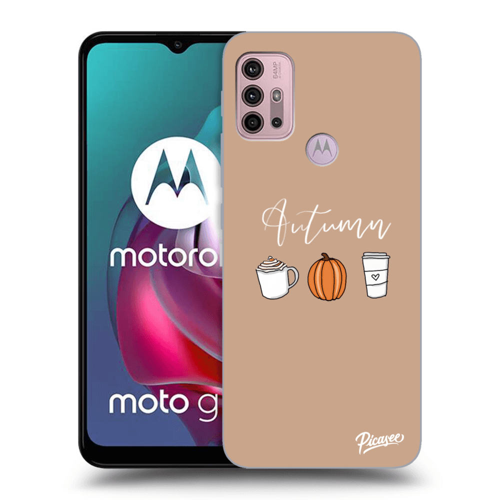 Picasee Motorola Moto G30 Hülle - Schwarzes Silikon - Autumn