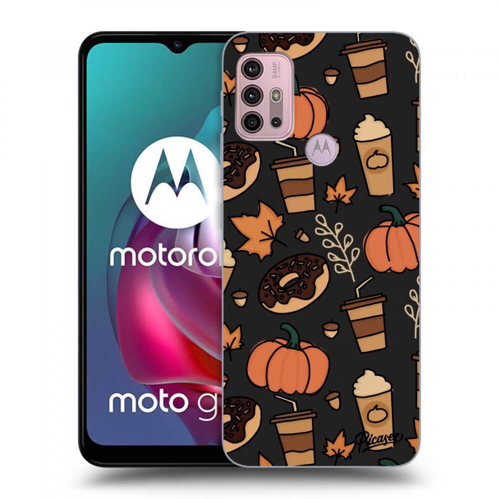 Picasee Motorola Moto G30 Hülle - Schwarzes Silikon - Fallovers