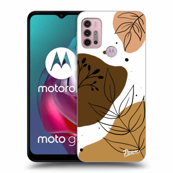 Picasee Motorola Moto G30 Hülle - Schwarzes Silikon - Boho style