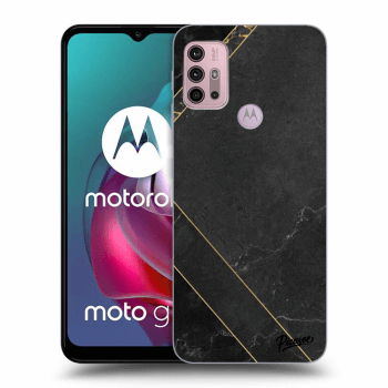 Hülle für Motorola Moto G30 - Black tile
