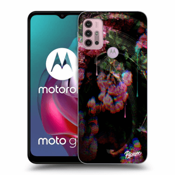 Picasee Motorola Moto G30 Hülle - Schwarzes Silikon - Rosebush limited