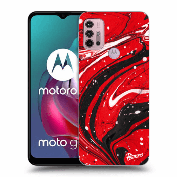 Hülle für Motorola Moto G30 - Red black