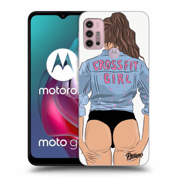 Hülle für Motorola Moto G30 - Crossfit girl - nickynellow