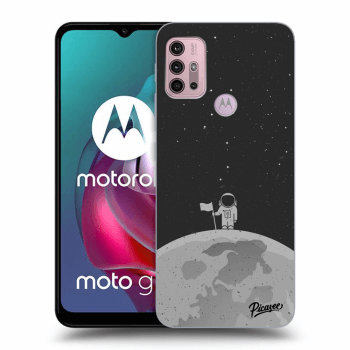 Picasee Motorola Moto G30 Hülle - Schwarzes Silikon - Astronaut
