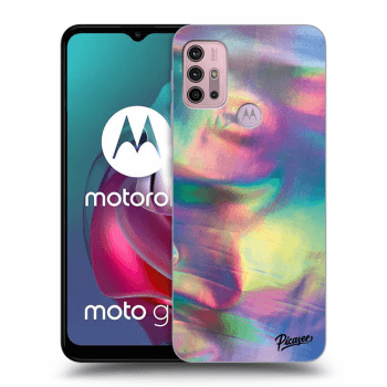 Picasee Motorola Moto G30 Hülle - Schwarzes Silikon - Holo
