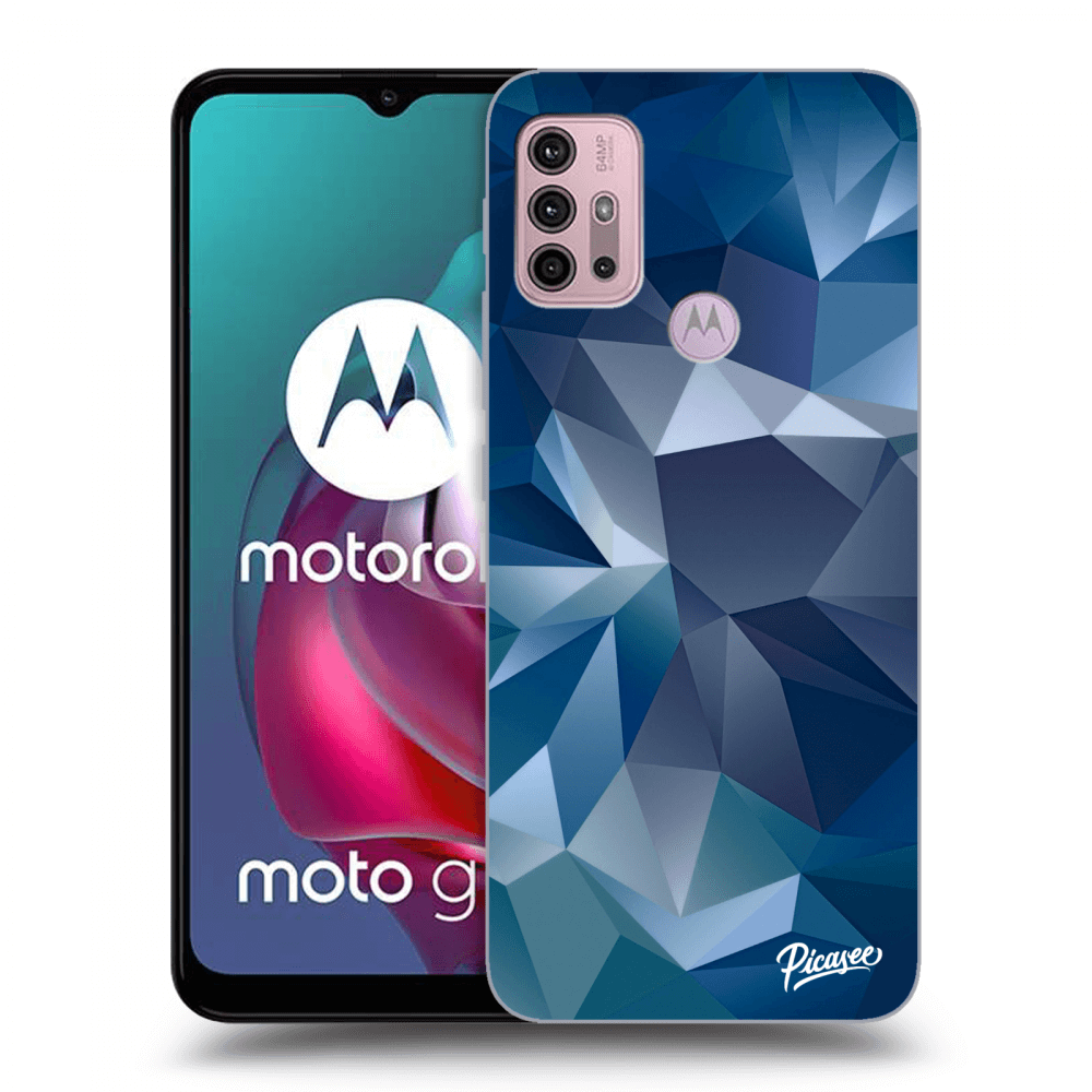 Picasee Motorola Moto G30 Hülle - Schwarzes Silikon - Wallpaper
