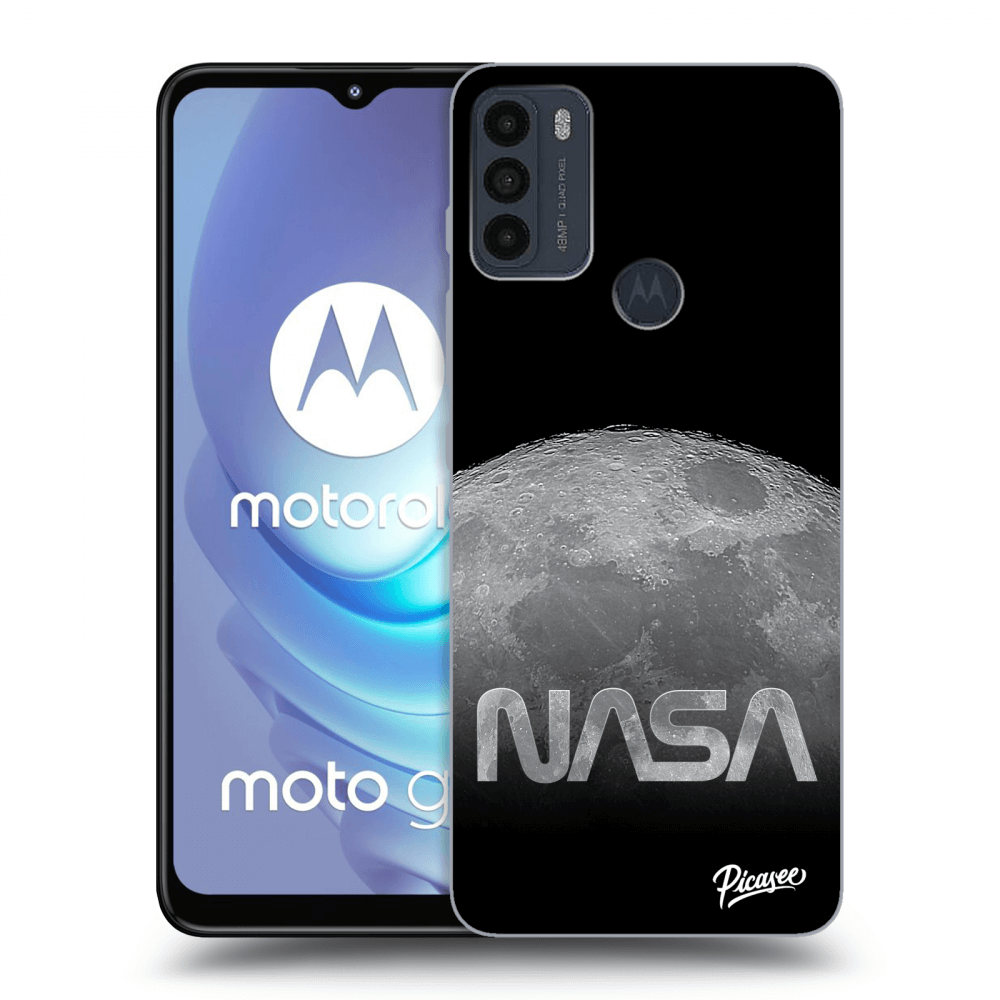 Picasee Motorola Moto G50 Hülle - Schwarzes Silikon - Moon Cut