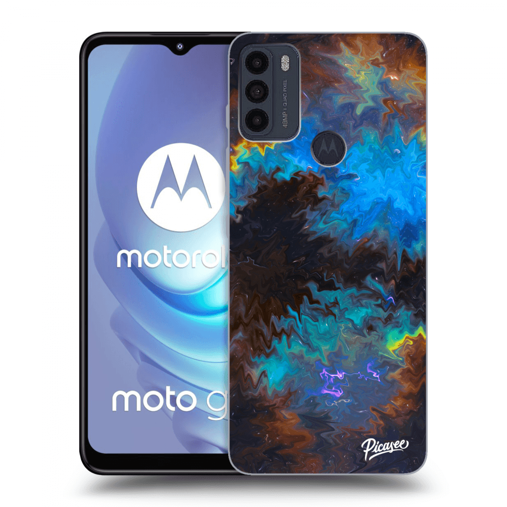 Picasee Motorola Moto G50 Hülle - Schwarzes Silikon - Space