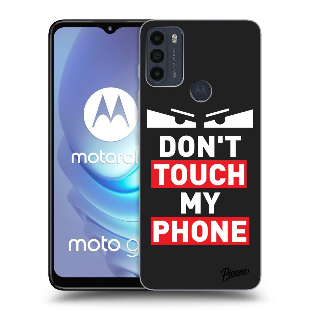 Picasee Motorola Moto G50 Hülle - Schwarzes Silikon - Shadow Eye - Transparent