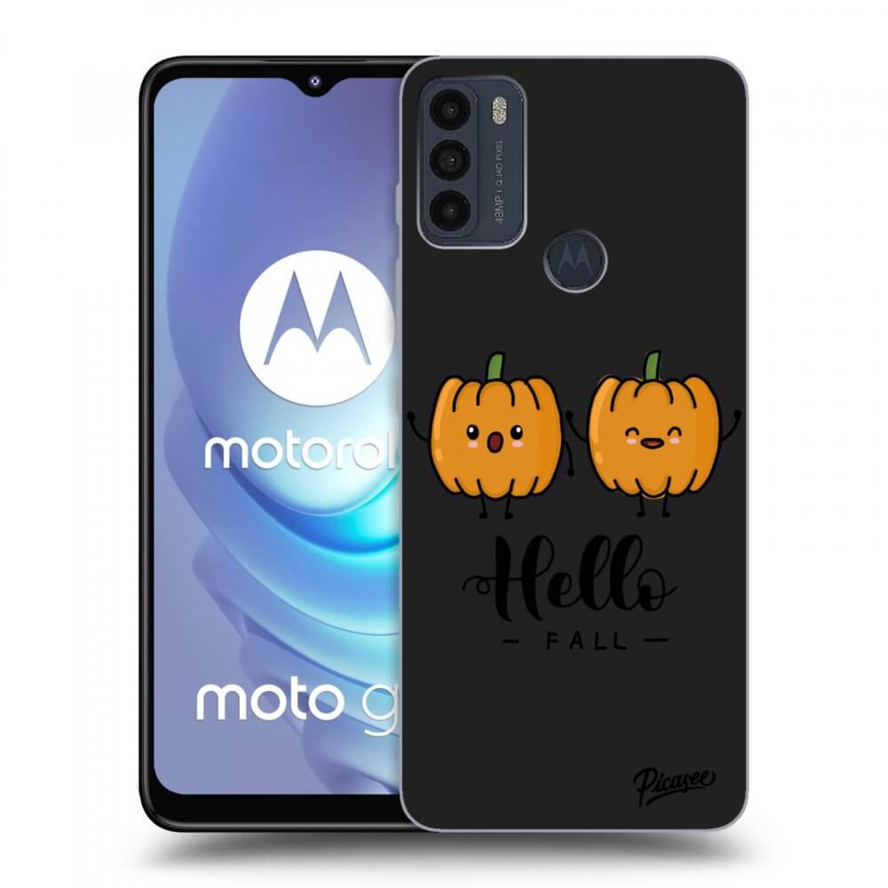 Picasee Motorola Moto G50 Hülle - Schwarzes Silikon - Hallo Fall