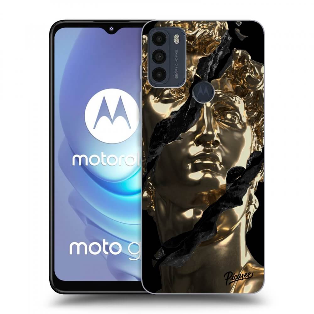 Picasee Motorola Moto G50 Hülle - Schwarzes Silikon - Golder