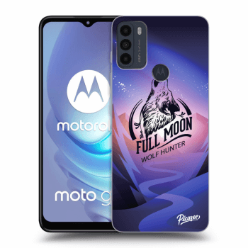 Picasee Motorola Moto G50 Hülle - Schwarzes Silikon - Wolf