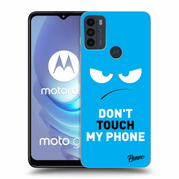 Hülle für Motorola Moto G50 - Angry Eyes - Blue