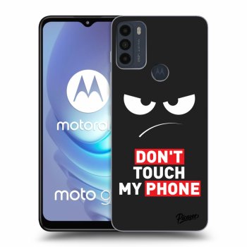 Picasee Motorola Moto G50 Hülle - Schwarzes Silikon - Angry Eyes - Transparent