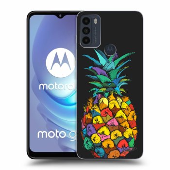 Picasee Motorola Moto G50 Hülle - Schwarzes Silikon - Pineapple