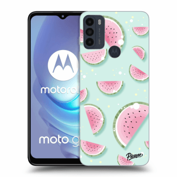 Picasee Motorola Moto G50 Hülle - Schwarzes Silikon - Watermelon 2