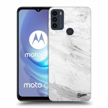 Hülle für Motorola Moto G50 - White marble