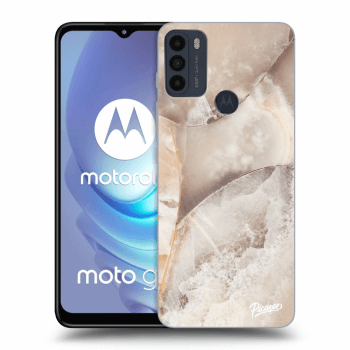 Hülle für Motorola Moto G50 - Cream marble